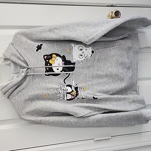 Hello Kitty Halloween-Themed Grey Hoodie & Sweats Set